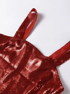 שמלת פאייטים גב פתוח דגם שילת