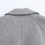 מעיל ארוך רך בגזרת מעטפת עם חגורה