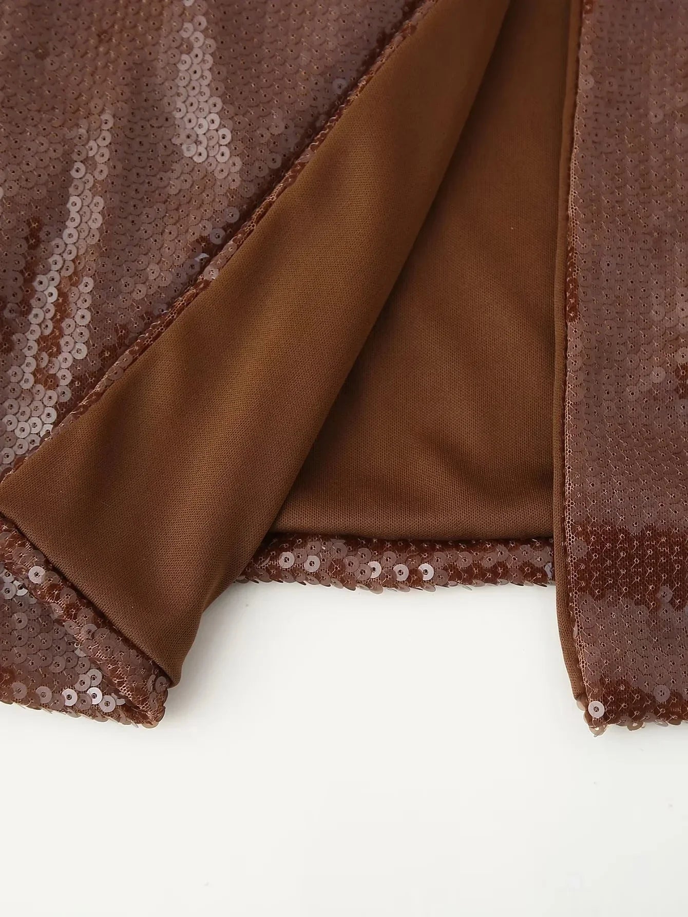 שמלת פאייטים גב פתוח דגם שילת