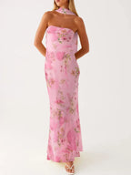 WILD BLOOM – שמלת מקסי מחמיאה