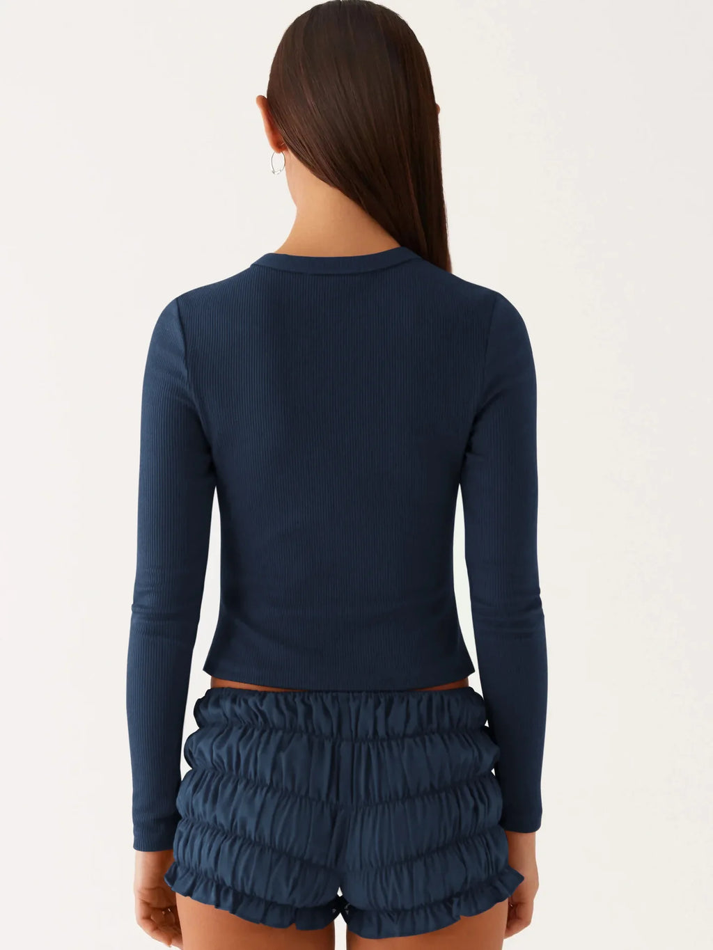 קרדיגן כפתורים צמוד בגזרה קצרה דגם מיה