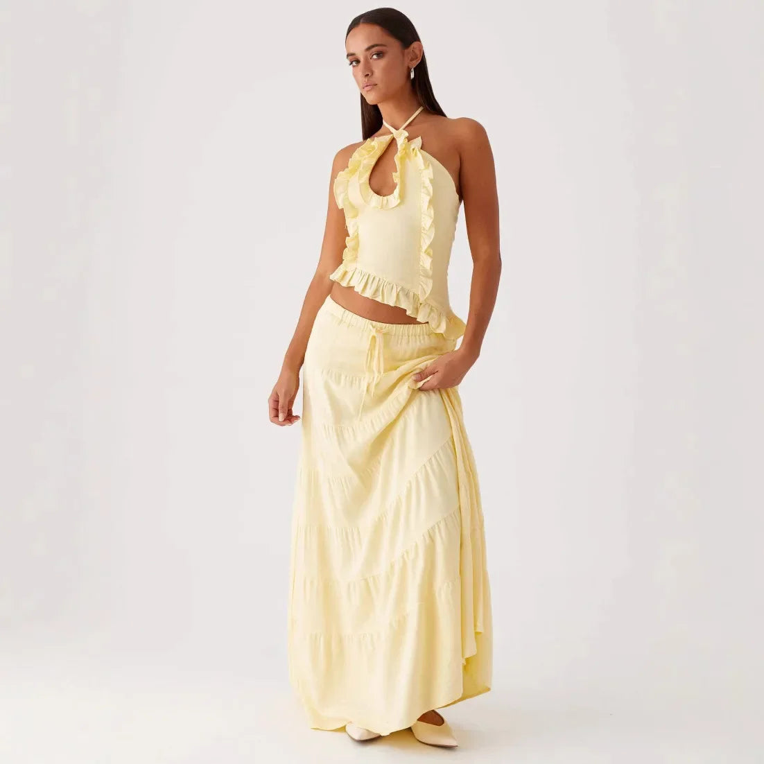 סט בוהו קיץ דגם עלמה