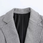 מעיל ארוך רך בגזרת מעטפת עם חגורה