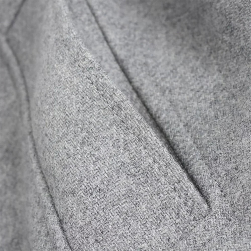 מעיל ארוך רך בגזרת מעטפת עם חגורה