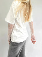 חולצת תחרה רטרו דגם נופר