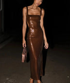 שמלת פאייטים גב פתוח דגם שילת