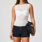 טופ רשת שקוף דגם מאיה