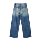 DAISY – ג'ינס בגזרה גבוהה עם פנינים בצד