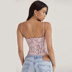 טופ תחרה צמודה דגם ליאן