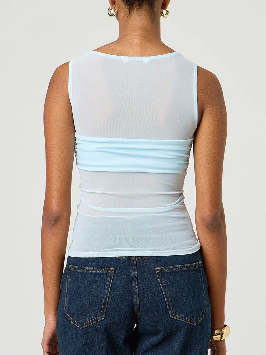 טופ רשת שקוף דגם מאיה