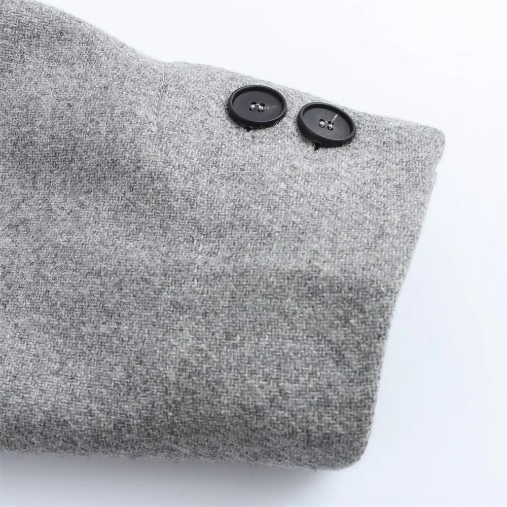 מעיל ארוך רך בגזרת מעטפת עם חגורה