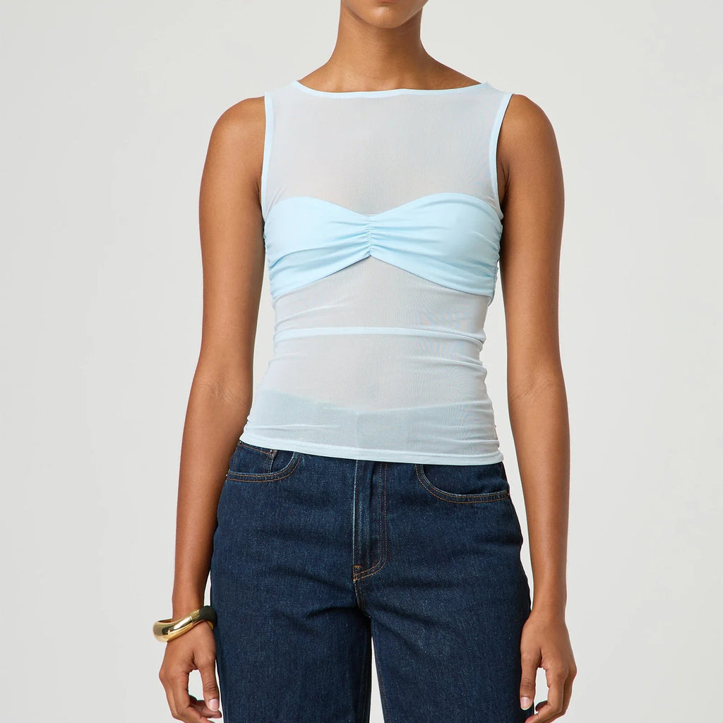 טופ רשת שקוף דגם מאיה