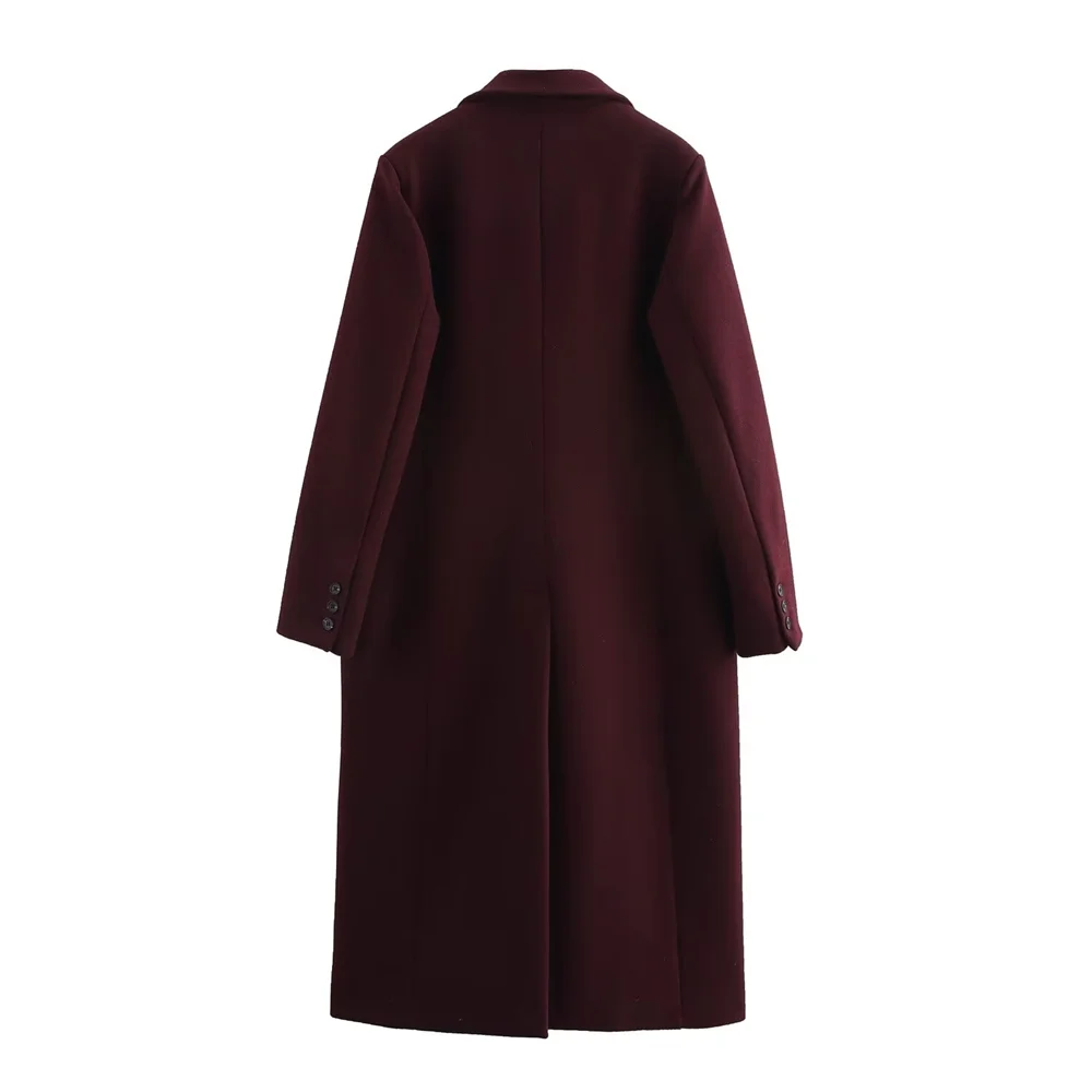 מעיל דאבל ברסט אלגנטי במראה יוקרתי