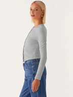 קרדיגן כפתורים צמוד בגזרה קצרה דגם מיה