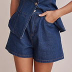 סט ג'ינס קייצי דגם רינת