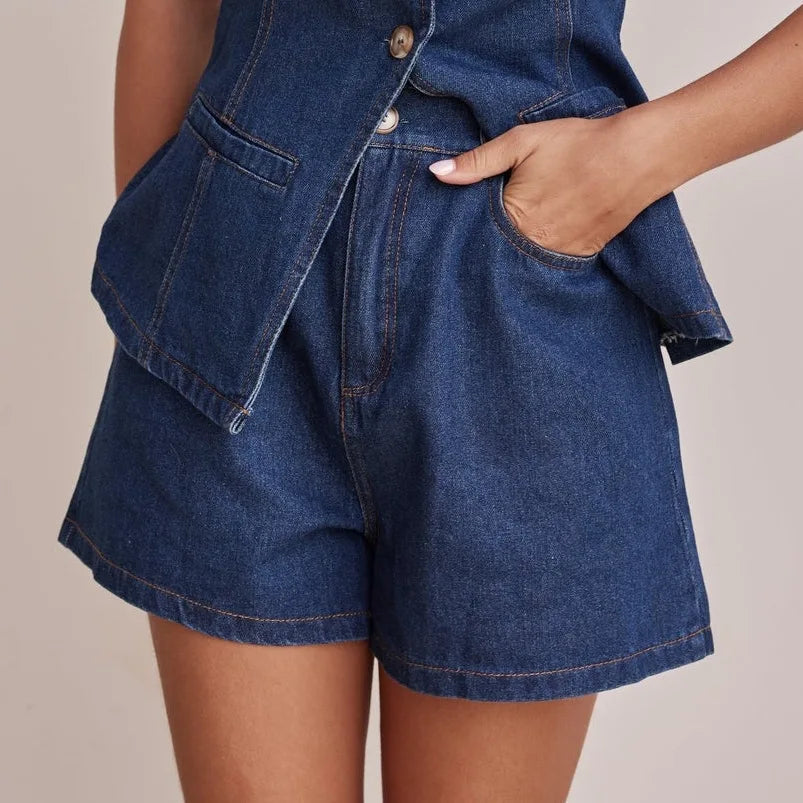 סט ג'ינס קייצי דגם רינת