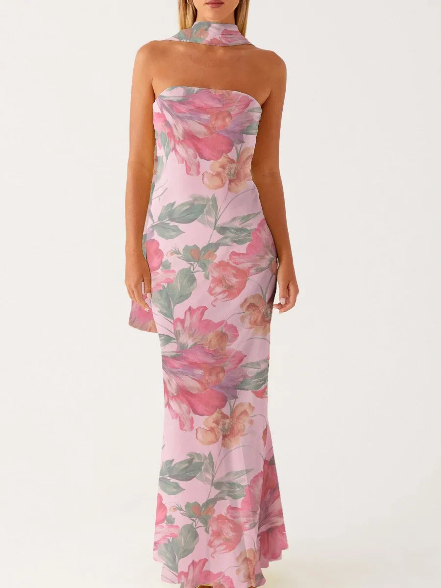 WILD BLOOM – שמלת מקסי מחמיאה