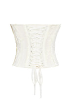 סט דו־חלקי אלגנטי עם טופ תחרה וחצאית מקסי דגם ליבי