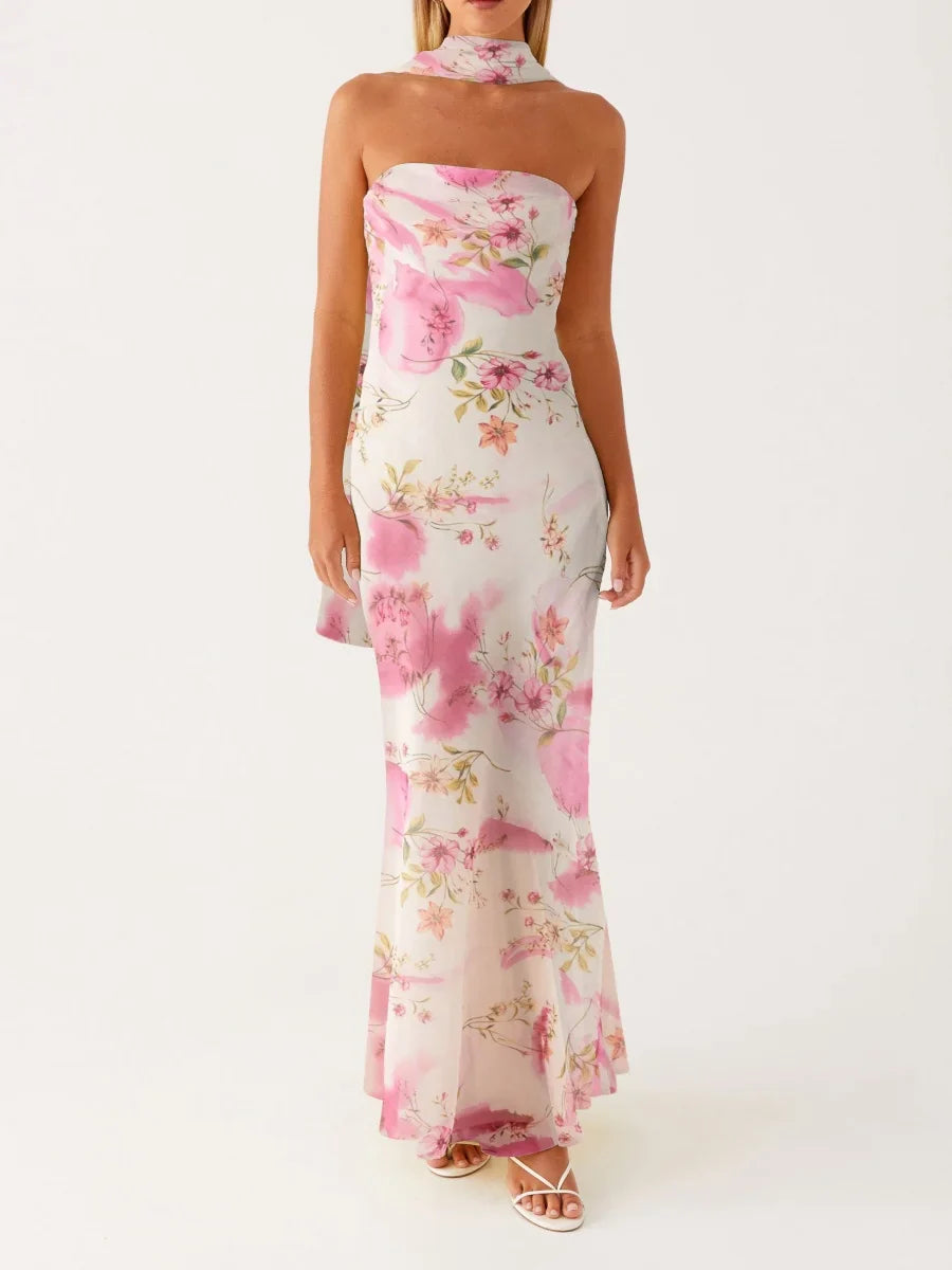 WILD BLOOM – שמלת מקסי מחמיאה