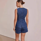 סט ג'ינס קייצי דגם רינת