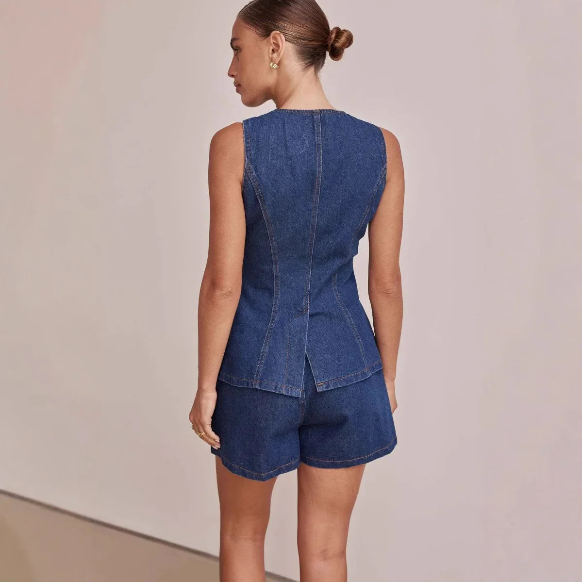 סט ג'ינס קייצי דגם רינת