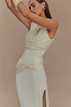 שמלת מקסי דגם ורד