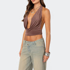 גופיית הולטר עם גב פתוח דגם עומרי