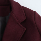 מעיל דאבל ברסט אלגנטי במראה יוקרתי