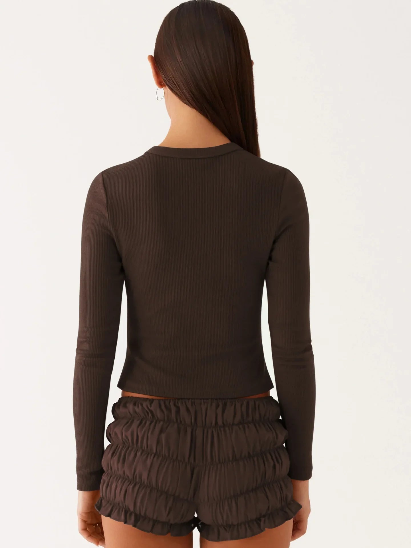 קרדיגן כפתורים צמוד בגזרה קצרה דגם מיה